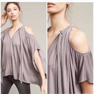 Anthropologie grey deal shirt M/L